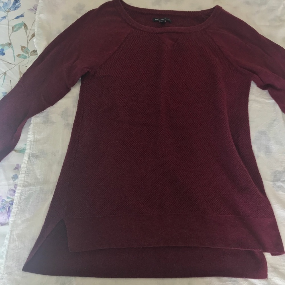 Maroon Knit Sweater